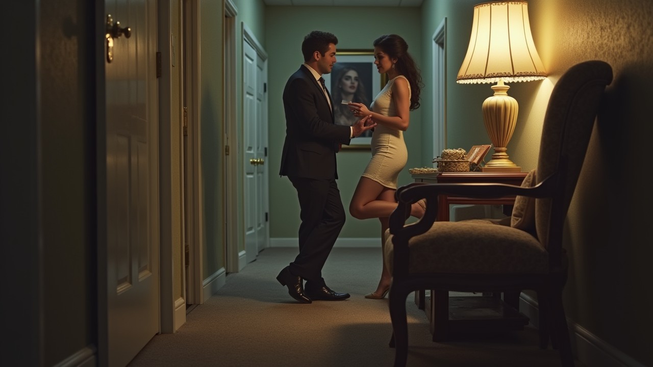 Cliente sosteniendo un encuentro seguro con una prepago Colombiana.